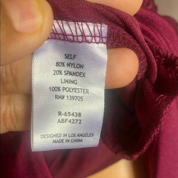 Honey and Rosie Red Ruched Maxi Gown - Picture 12 of 12